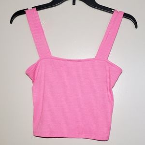 Pink crop top